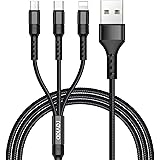 RAVIAD 3in1 充電ケーブル USB ケーブル 3A 急速充電 充電コード USB Type C ケーブル Micro USB ケーブル Phone 充電ケーブル 3台同時給電可能 Phone Android タイプC Xiaomi Gala