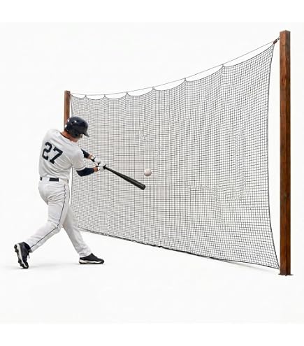 Amazon | 野球 補修用ネット 50×50cm 1枚 太さ440dT/44本 日本製 糸
