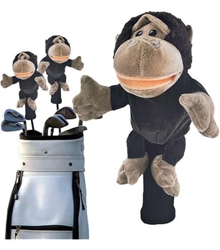 Amazon.co.jp: ぬいぐるみゴルフクラブカバー、ゴルフヘッドカバー動物