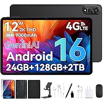 Android 16 タブレット 12インチ Nexall N90 セット版 Amazon.co.jp: 【Android 16 タブレット 12インチ 初登場】 Nexall N90