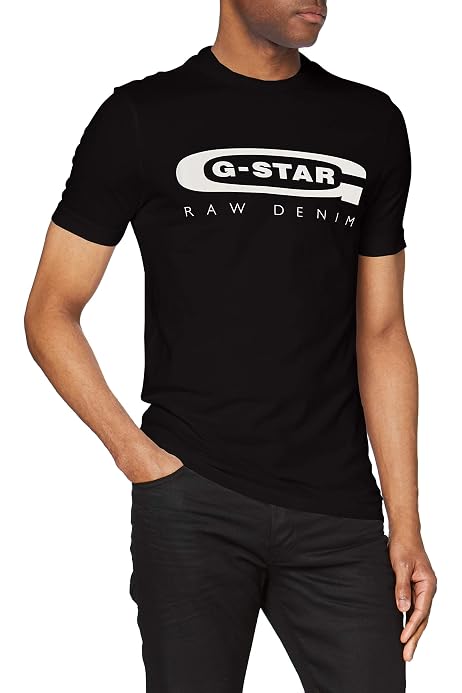 G-Star RAW Men's Back Graphic Logo T 