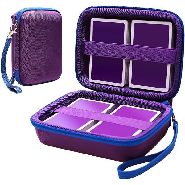 Uno Card Holder Cosmos UNO Card Game Travel Case - 2 Compartment ...
