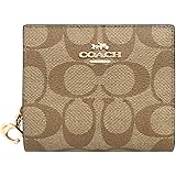 [コーチ] COACH 財布(二つ折り) FC3309 C3309 カーキ×レッドウッド シグネチャー PVC レザー C チャーム スナップ ラウンド ジップ ウォレット レディース [アウトレット品] [ブランド] [並行輸入品]
