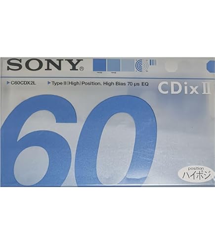 Amazon | SONY ソニー ハイポジションカセットテープ C-60CDX2H