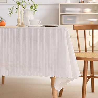 2枚組x4セット 152×259cm amazon 洗えるテーブルクロス 白 2枚組x4セット 152×259cm amazon 洗えるテーブルクロス 白 2枚組