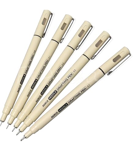 Amazon.co.jp: Jravezt 製図ペン 9本セット ラインドローイング 極細