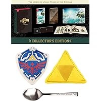 【オリジナル輸送箱で配送】ゼルダの伝説　ティアーズ オブ ザ キングダム Collector’s Edition -Switch ＋ぬいぐるみクッション ハイリアの盾＆トライフォースセット【Amazon.co.jp限定】ステンレスカトラリースプーン 
