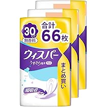 Amazon | WHISPER ウィスパー うすさら吸水 30cc 66枚 無香料(22