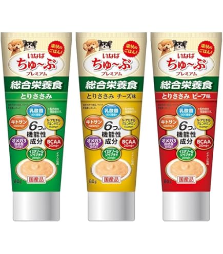 Amazon | INABA いなばペットフード ちゅーぶプレミアム 80g×3