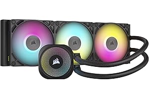 CORSAIR iCUE Link Titan 360 RX RGB Liquid CPU Cooler – 360mm AIO – Low-Noise – FlowDrive Cooling Engine – Intel LGA 1851/1700