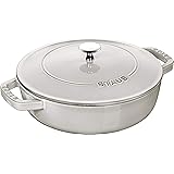 staub ストウブ 「 ブレイザー ソテーパン カンパーニュ 24cm 」 両手 鋳物 ホーロー 鍋 浅型 すき焼き IH対応 【シリアルナンバー付き日本正規販売品】 Braiser 40501-484