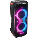 JBL PARTYBOX710 Bluetoothスピーカー ワイヤレス 最大出力800W/バッテリー非搭載/IPX4/マイク入力/ギター入力搭載/キャスター付き ブラック JBLPARTYBOX710JN