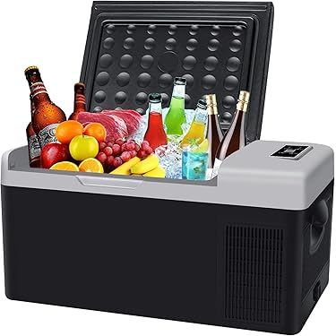 Sumeriy 車載冷蔵庫 18L -20℃～20℃ 2WAY電源対応