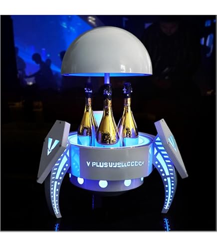 Amazon｜酒瓶ディスプレイ棚 LED発光 酒瓶ディスプレイ KTV バー用