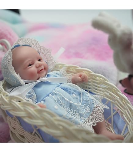 Amazon | MYREBABY 7インチ ミニ シリコン ベビー リボーン ベビー