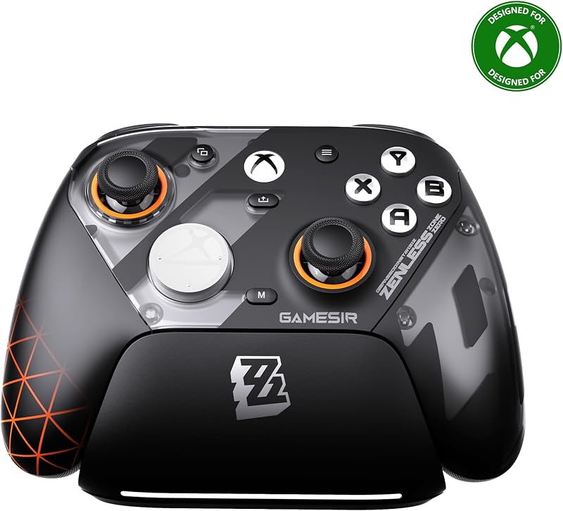 GameSir G7 Pro PCコントローラー(ゼンレスゾーンゼロコラボモデル) Xboxワイヤレスコントローラー PC/Xbox/Androidゲームコントローラー TMRホール効果スティック 1000Hzポーリングレート ZZZコントローラー 追加ボタン&トリガー/グリップ振動モーター搭載 トリガーストップ&背面ボタンロック付きゲームパッド 光学式マイクロスイッチABXYボダン Bluetooth/USBトングル/有線接続 ドリフト防止
