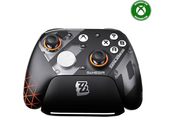 GameSir G7 Pro（ゼンレスゾーンゼロエディション） Xbox ワイヤレスコントローラー PC/Xbox/Android対応ゲームコントローラー TMRホール効果スティックコントローラーPC 1000Hzポーリングレート マッピング可能な四つの追加ボタン＆振動モーター搭載 トリガーストップ＆背面ボタンロック付きゲームパッド 光学式マイクロスイッチABXYボダン Bluetooth/USBトングル/有線接続 ドリフト防止steamコントローラー