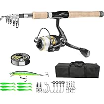 Amazon | 釣りセット ルアーセット 釣竿セット 初心者 子供