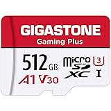 Gigastone マイクロsdカード 512GB Nintendo Switch動作確認済 100MB/S 高速, Full HD & 4K UHD動画, UHS-I A1 V30 U3 C10 国内正規品