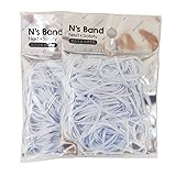 エヒメ紙工 アックス 輪ゴム N's Band ホワイト ポリウレタン 2袋セット A-NB-W×2P
