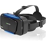 VRゴーグル 【2024新モデル&オープンパネル設計&プラグアンドプレイ】VRヘッドセット 3Dパノラマ体験 1080P 超広角120°視野角 vrゴーグル スマホ用 非球面光学レンズ 焦点や瞳孔距離調節可能 装着感良い メガネ対応 スマホ vr 通