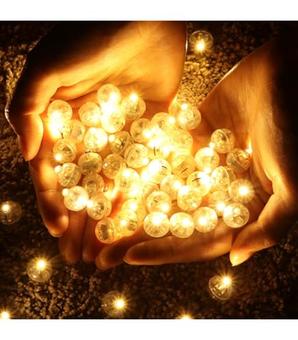 Amazon.co.jp: 汎用LEDミニランプ RGBレインボー 電池交換可能/LED風船