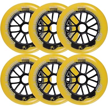Lazer spark wheels インラインスケート用ウィール　8個セット ローラーブレード ROLLERBLADE インラインスケート ウィール