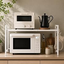Amazon.co.jp: TKUIN レンジ上ラック キッチン 伸縮式 トースター