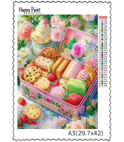 Amazon | 【フルオーロラビーズ（樹脂）】Happy Paint ダイヤモンド