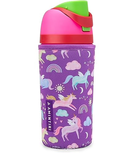 Amazon｜Owala Kids FreeSip Insulated Stainless Steel Water Bottle