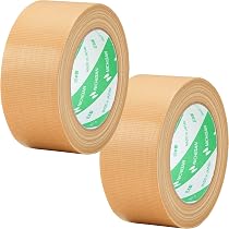 Amazon.co.jp: ニチバン 布粘着テープ No.121N 50mm×25m 2巻 黄土 121N