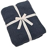 [カシウェア]ファブリック スロウ ソリッド ブランケット ブルー レディース KASHWERE SLD01 420 [並行輸入品]