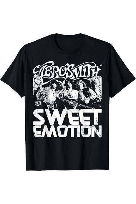 Amazon | エアロスミス-ドロー・ザ・ライン 1977 Tシャツ | Tシャツ 