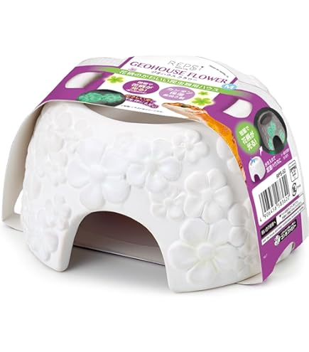 Amazon | ボーダーウェットシェルター ピンク S 爬虫類 両生類