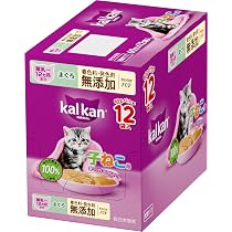 Amazon.co.jp: カルカン パウチ 12か月までの子ねこ用 60g×16袋(4種×4