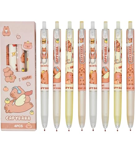 1 Set (1 Set = 4pcs) New Capybara ST Head Square Cartoon Retractable 1 Set (1 Set = 4pcs) New Capybara ST Head Square Cartoon Retractable