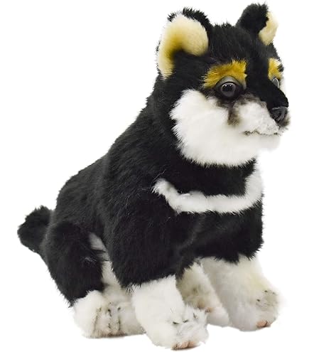 HANSA 黒柴 ぬいぐるみ リアル BH7242 黒柴 50 SHIBA Amazon.co.jp: HANSA ハンサ ぬいぐるみ 7242 黒柴 50 SHIBA DOG