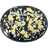 七宝焼 金箔 ブローチ ゴールドダストシリーズ 迎春 日本製 七宝焼き