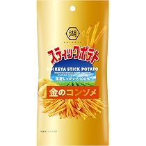 お菓子まとめ売り！湖池屋 スリムバッグとチップスター合計108点 Amazon.co.jp: 湖池屋 スリムバッグ スティックポテト 金のコンソメ