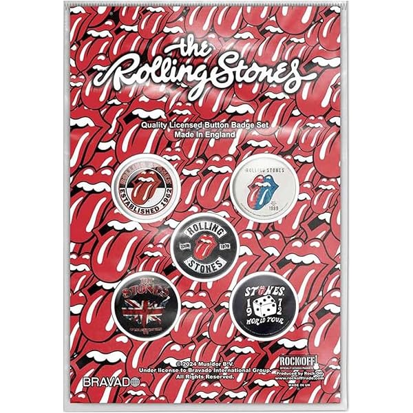 Amazon.co.jp: ザ ローリング ストーンズ ボタン バッジ セット / The