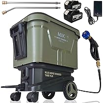 Amazon | MJJC ポータブル 高圧洗浄機 コードレス 充電式 タンク式 大