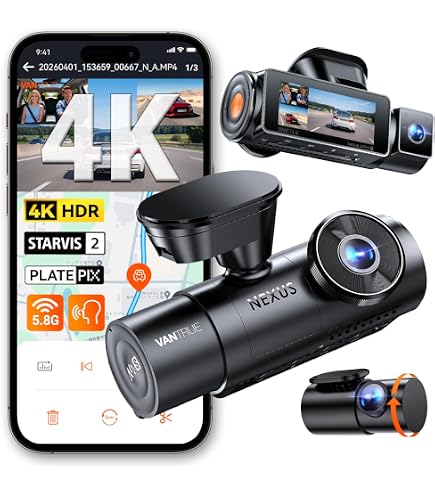VIOFO 4K UHDドライブレコーダー GPS搭載 STARVIS™センサー Amazon.co.jp: VIOFO 4K UHDドライブレコーダー 前後カメラ GPS搭載