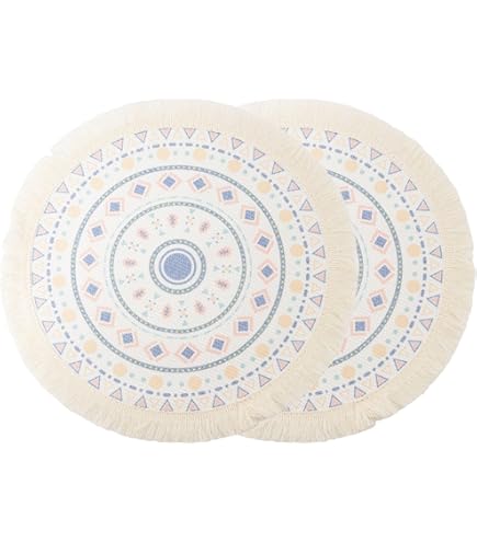 Amazon | KOUBOO ラグナテーブルプレースマット、ラウンドテーブル