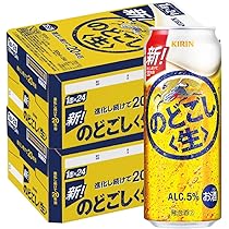 ‪☆ キリン のどごし【生】 350ml×24本 500ml×24本‪☆ Amazon.co.jp: のどごし生 キリン ビール500ml×24本 発泡酒新