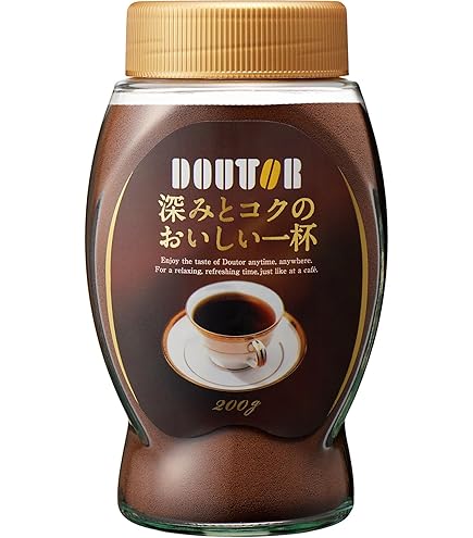 Amazon.co.jp: ドトールコーヒー 香り芳ばし おいしい一杯 180g瓶×12本