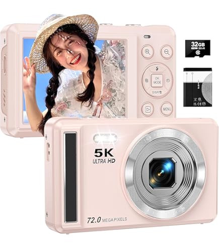 Amazon | デジタルカメラ 5K 7200万画素 デジカメ 2.8 インチ