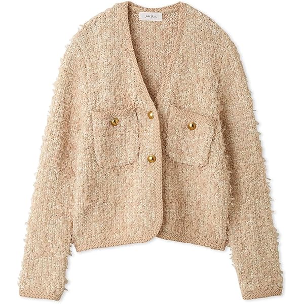 ミラオーウェン ツイードジャケット 0サイズ ピンクベージュ ミラオーウェン ツイードジャケット 0サイズ ピンクベージュ