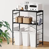 Amazon.co.jp: 【W80×D40×H100cm】ゴミ箱上ラック キッチンラック 高さ