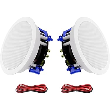 ENERGY EAS-6W 壁/天井スピーカー　2個セット ENERGY EAS-6W 壁/天井スピーカー 2個セット Amazon.co.jp: 埋込