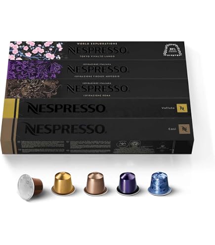 Nespresso Capsules Original Line, Ristretto Decaffeinato, Dark